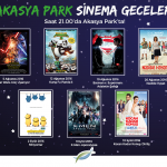 Akasyada açık hava Sinema Geceleri