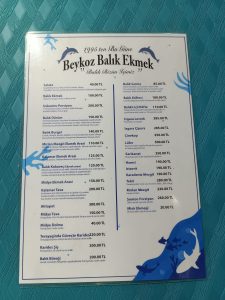 beykoz balık ekmek